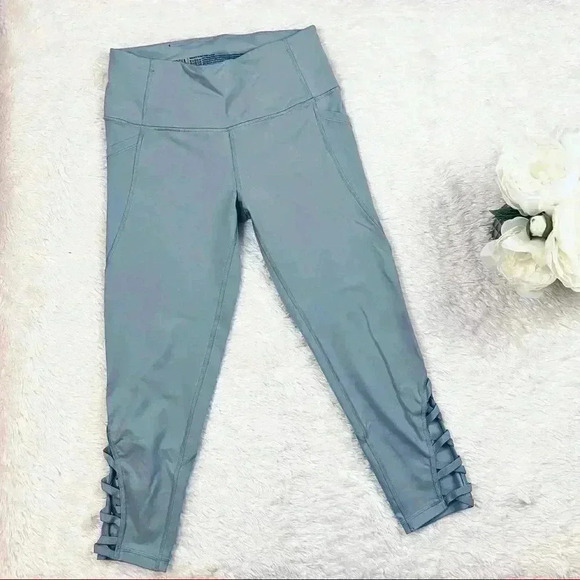 Victoria Sport Knockout Gray Thick Band Athletic Supportive Ankle Legging Size S - Picture 2 of 13